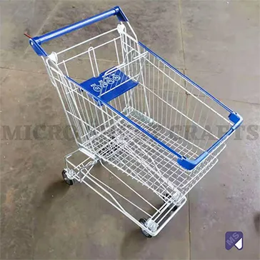 Shopping Trolley In District Centre